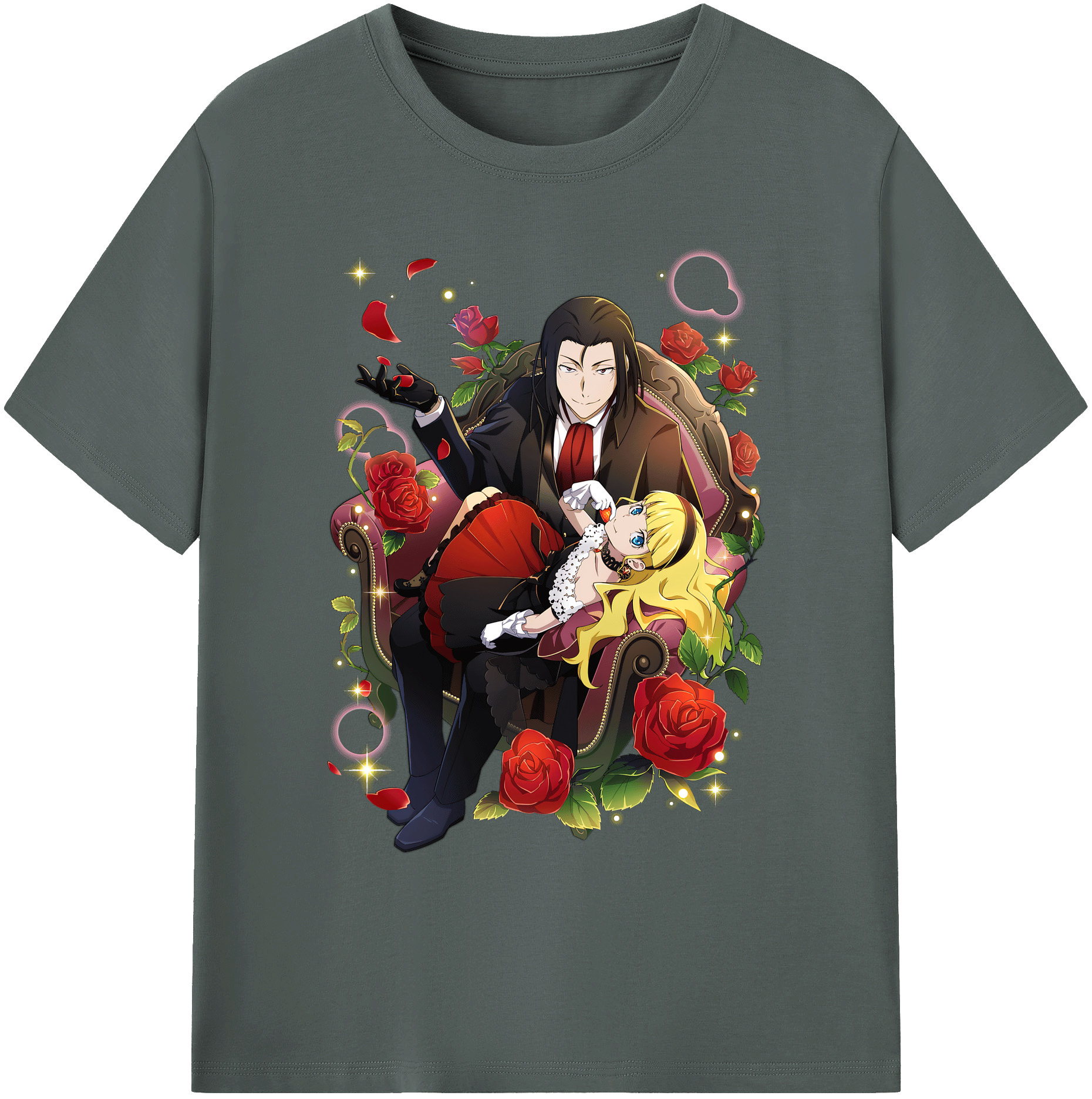 （画像用） 文豪ストレイドッグス Bungo Stray Dogs 綿100％ メンズ半袖Tシャツ｜肌触りやわらか＆通気性